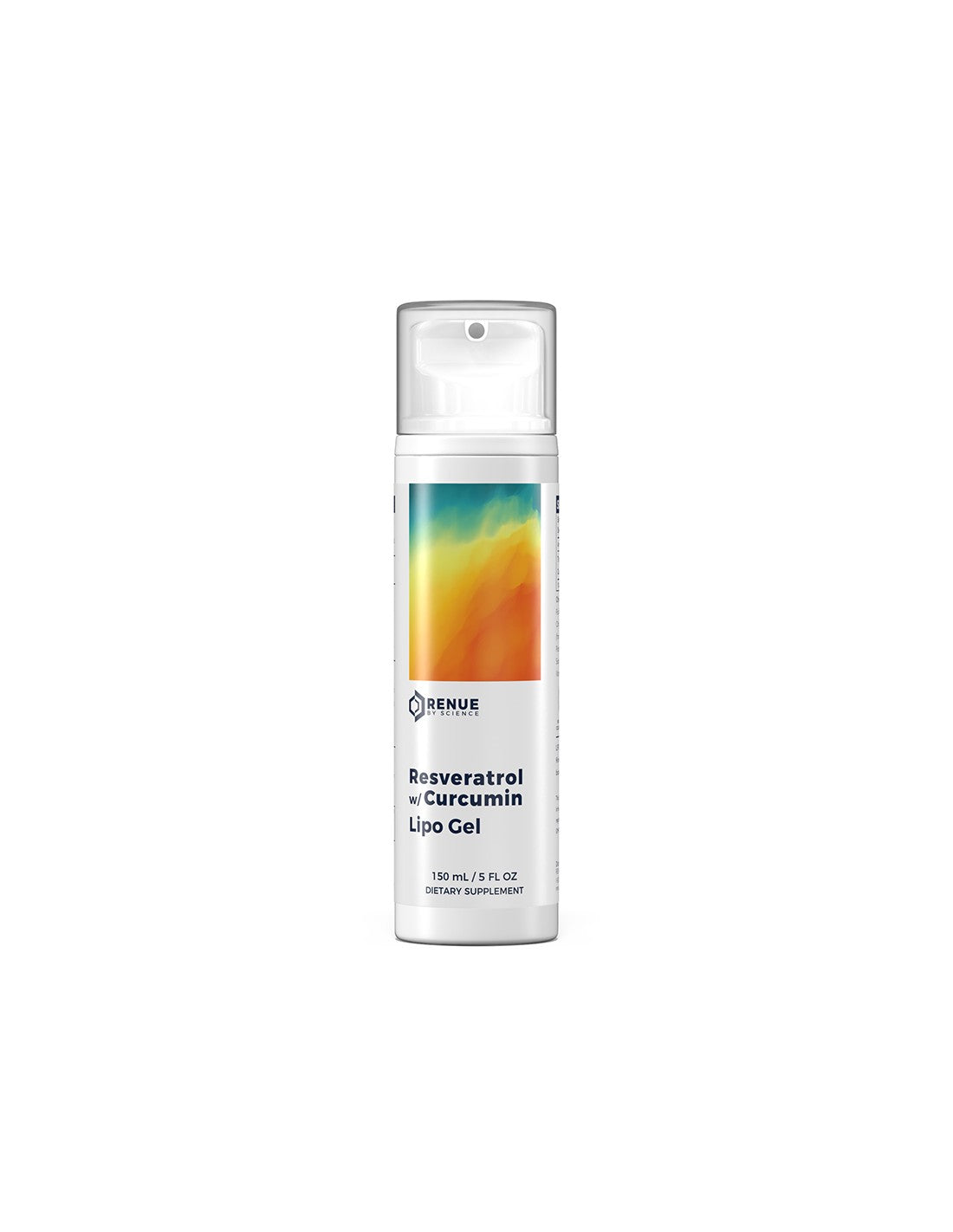 Sănătatea celulară și a inimii - Resveratrol + Curcumină, gel de lipozomi, 150 ml