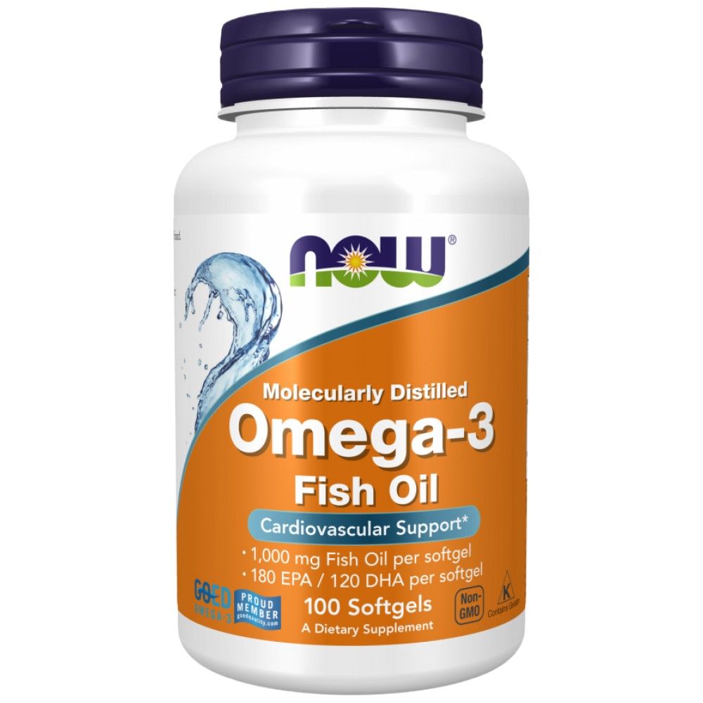 Omega 3 1000 mg / distilat molecular - 500 capsule de gel