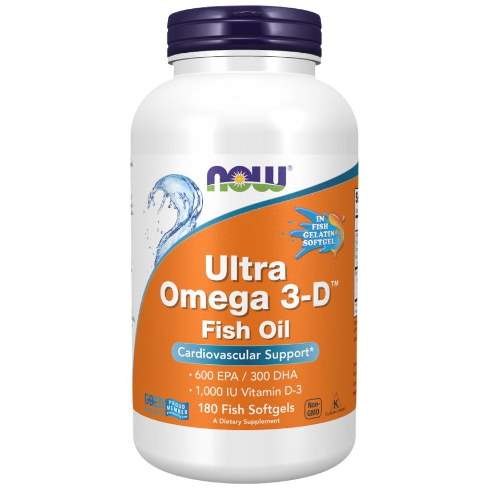 Ultra Omega 3-D cu Vitamina D-3 - 90 capsule de gel