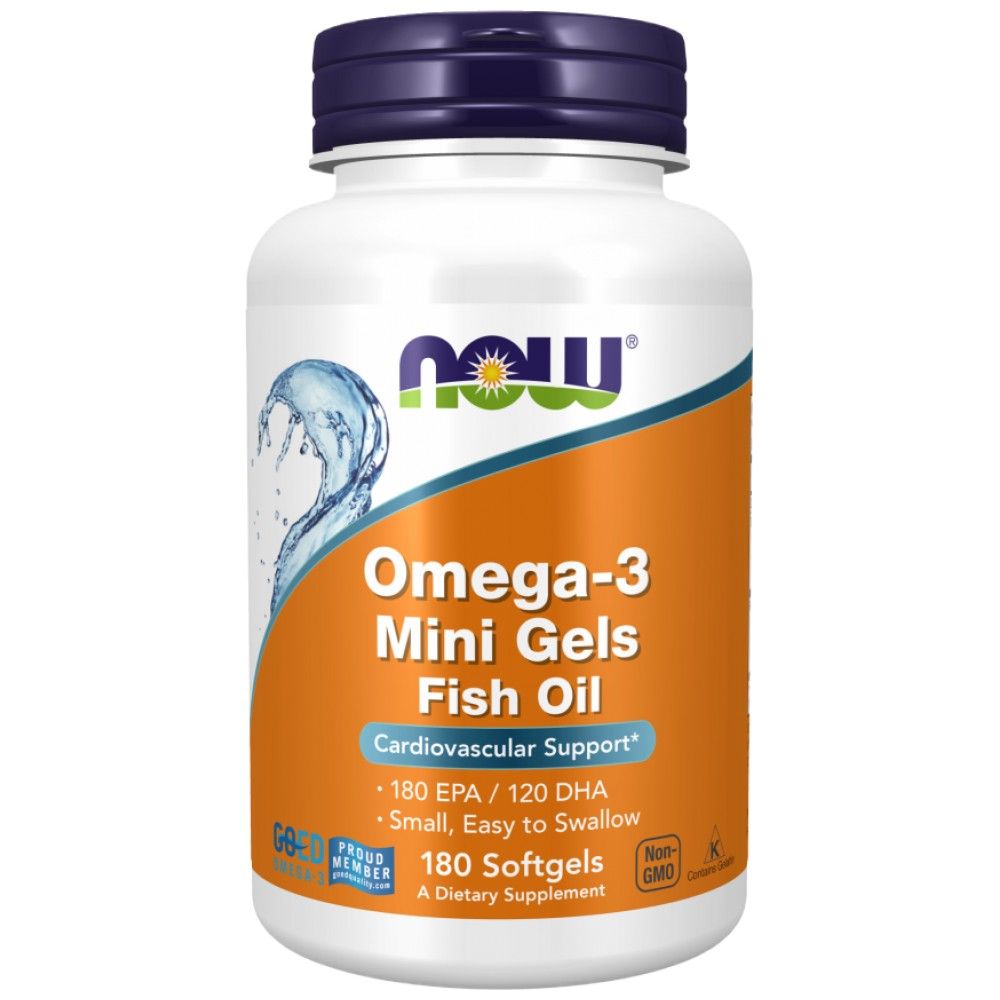 Omega-3 Mini Geluri - 180 de capsule de gel