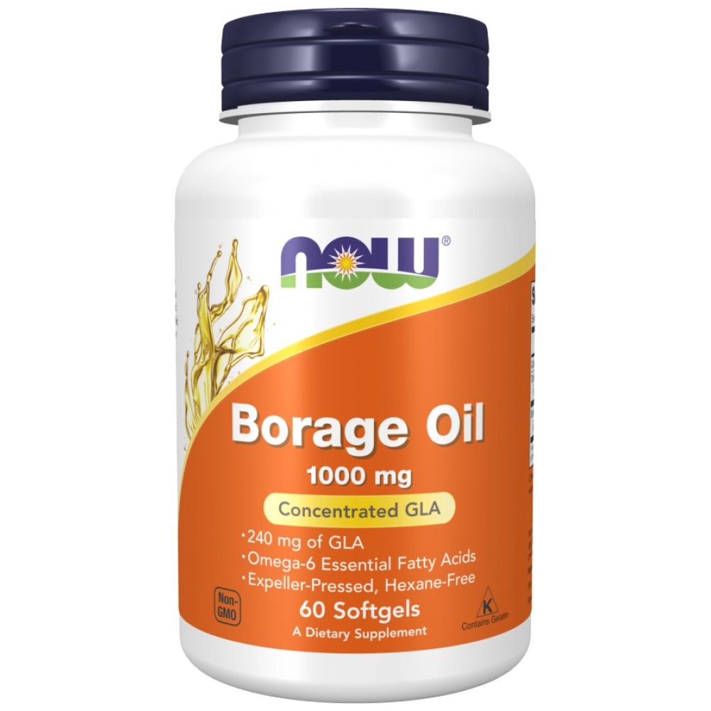 Ulei de borage 1000 mg - 60 capsule de gel