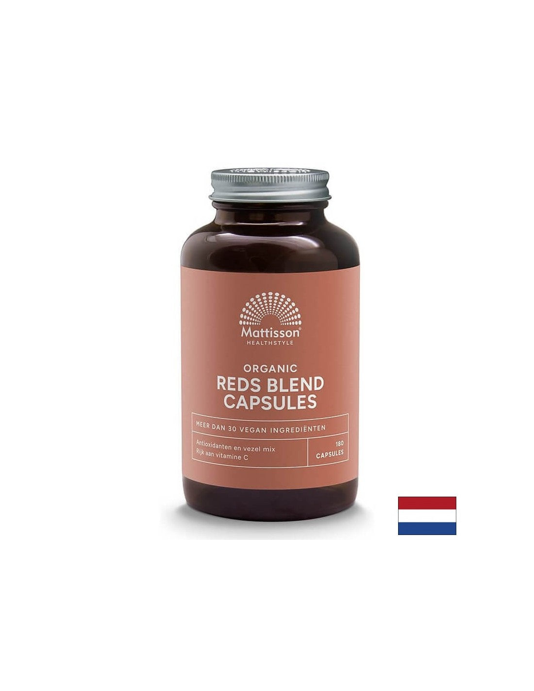 Formula antioxidanta din fructe si legume rosii organice, 180 capsule Mattisson Healthstyle