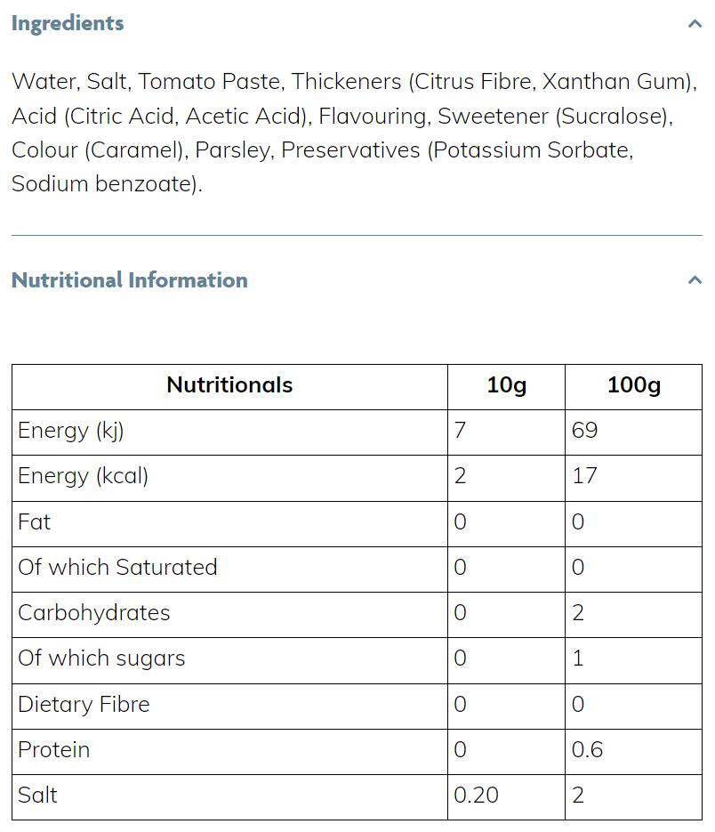 Sos slab | Burger Relish - 425 ml