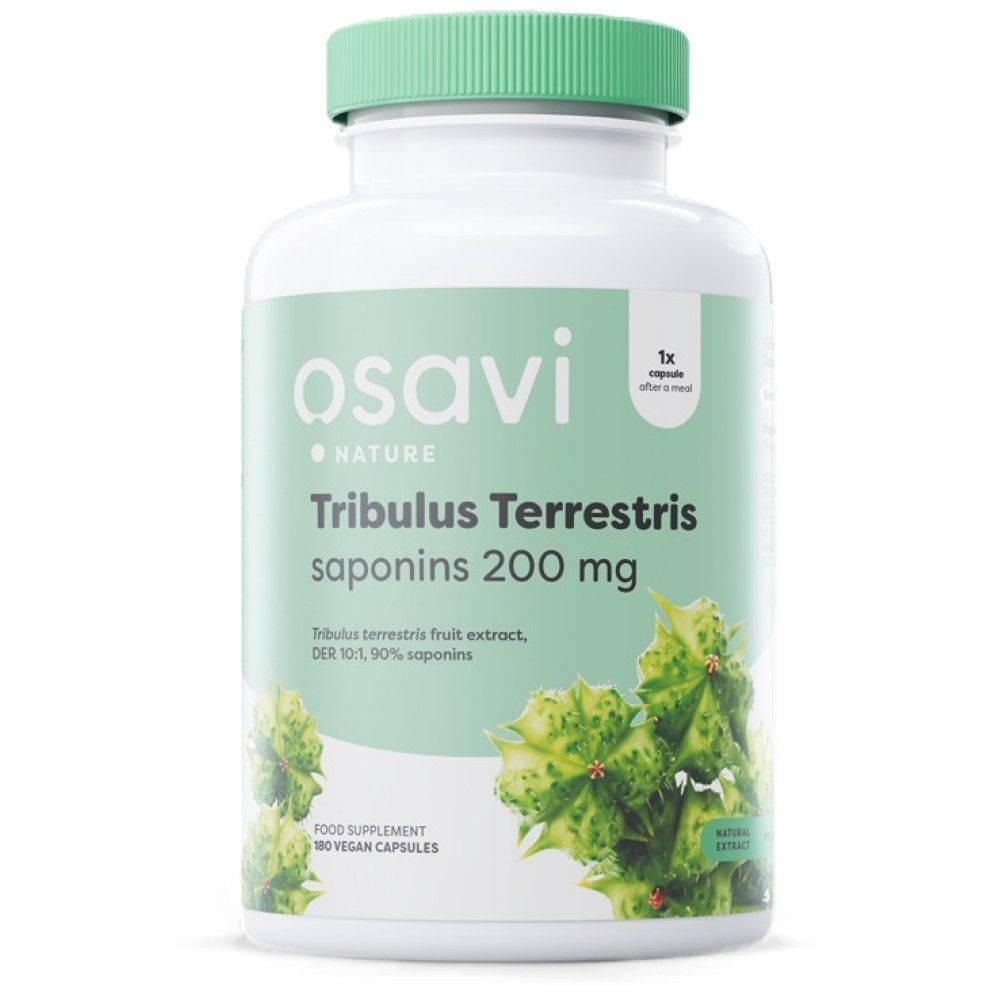 Tribulus Terrestris 90% | 200 mg Saponine - 180 capsule