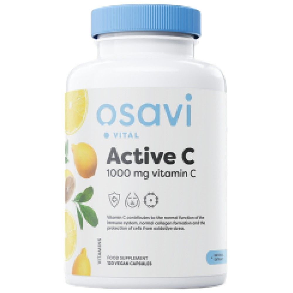 C activ 1000 mg | PureWay-C® cu bioflavonoide citrice și Acerola - 120 capsule