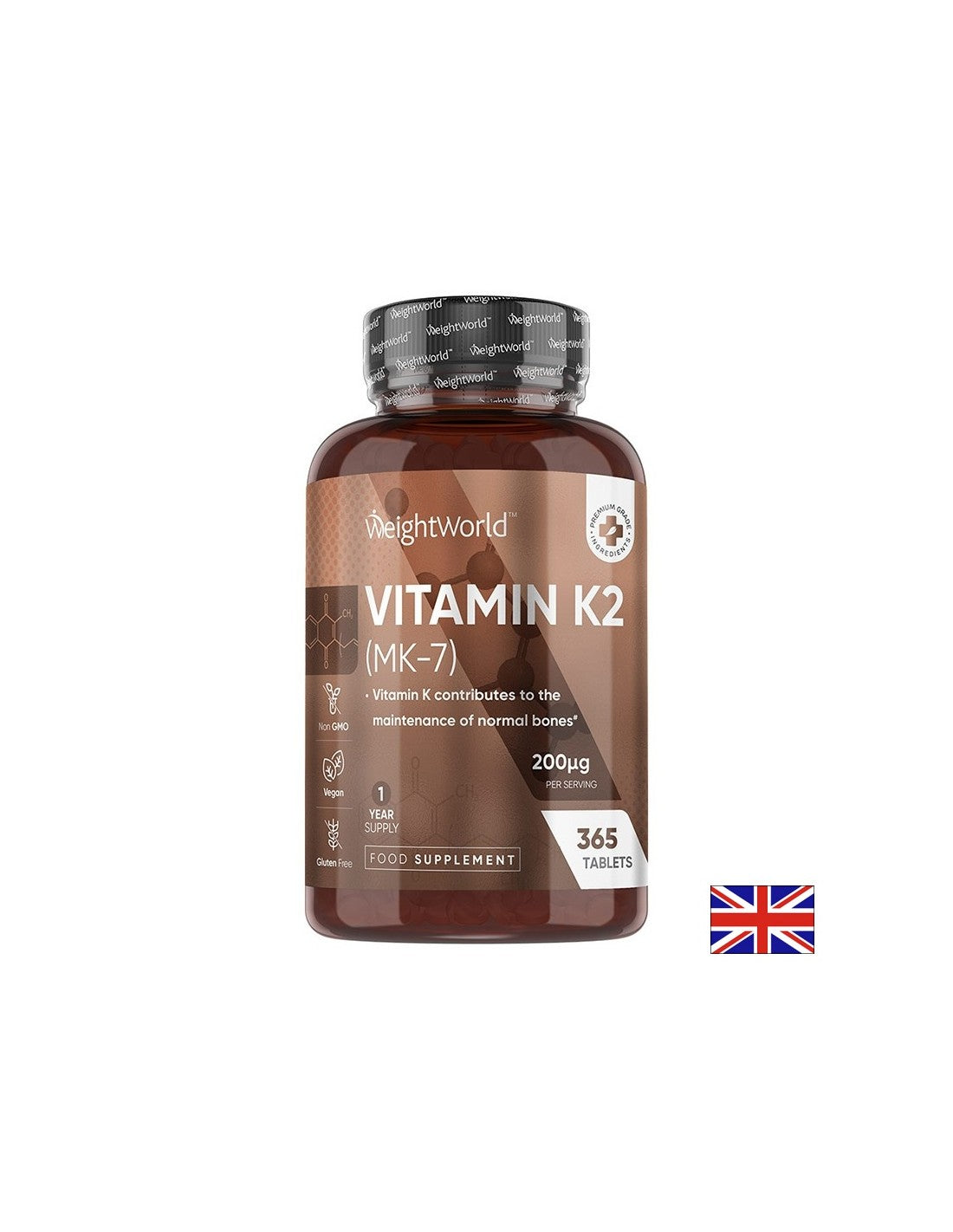 Oasele și sistemul cardiovascular - Vitamina K2 (MK-7), 200 µg x 365 comprimate