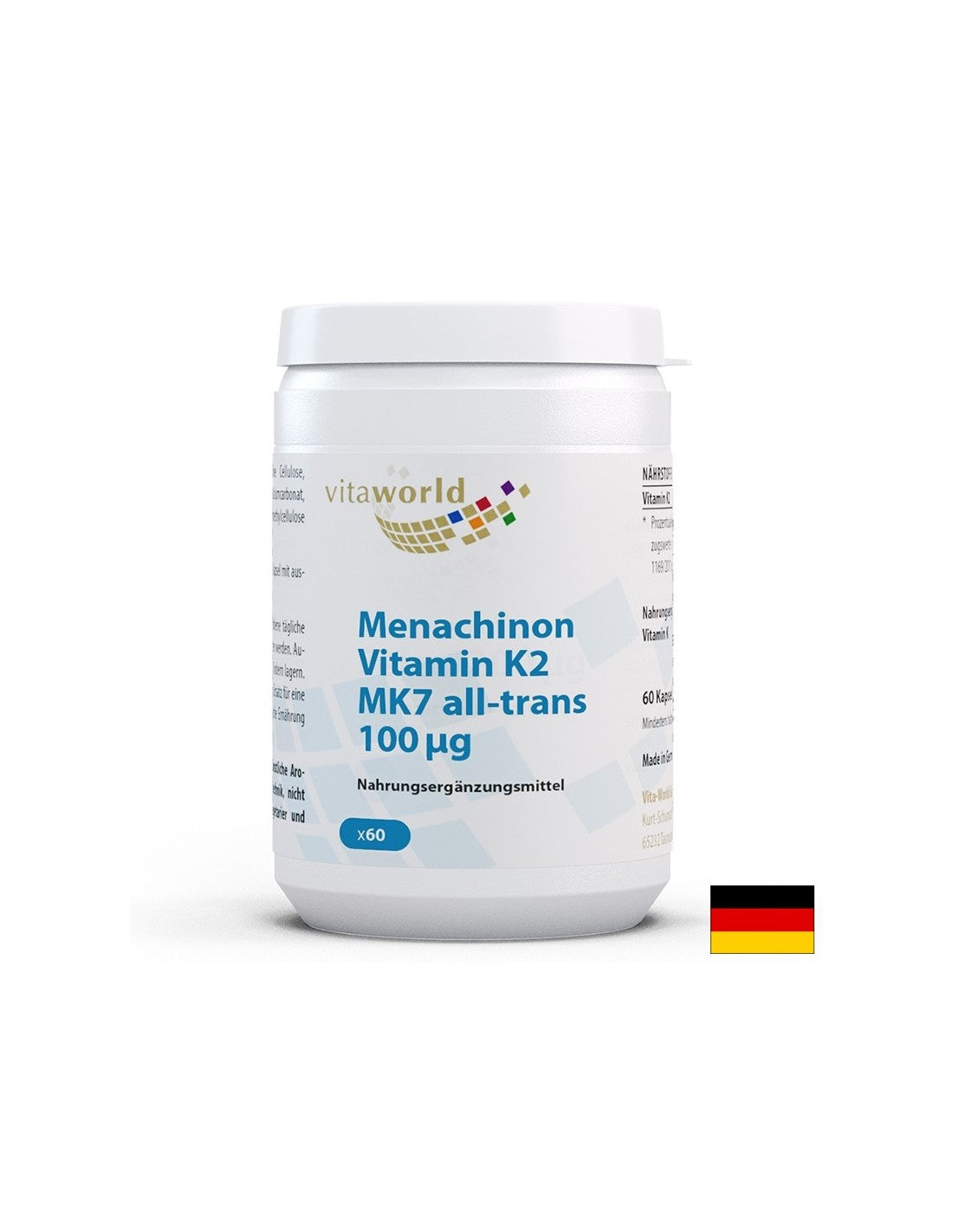 Oasele sănătoase - Vitamina K2 (MK7), 100 µg x 60 capsule
