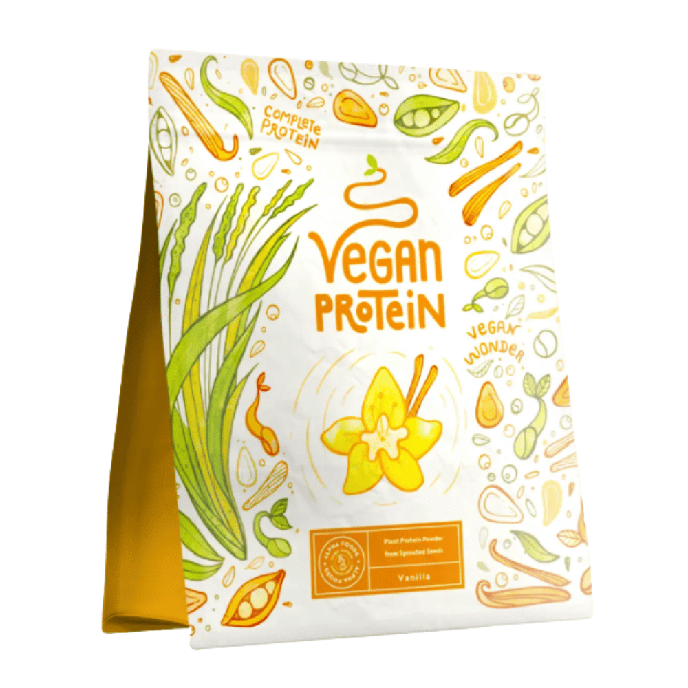 Vegan Protein (Vanilla) + Enzyme Complex - (2 x 600 g)