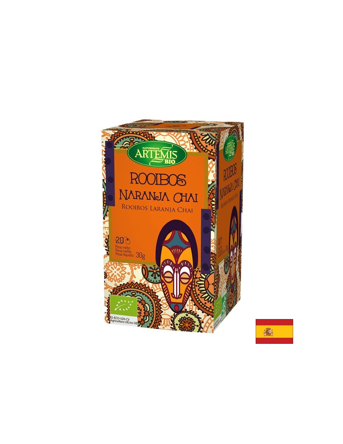Ceai Rooibos cu portocale, 20 pungi filtru Herbes del Moli