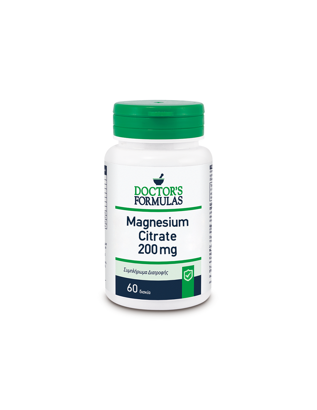 Magneziu (citrat), 200 mg - Citrat de magneziu, 60 comprimate Doctor's Formulas