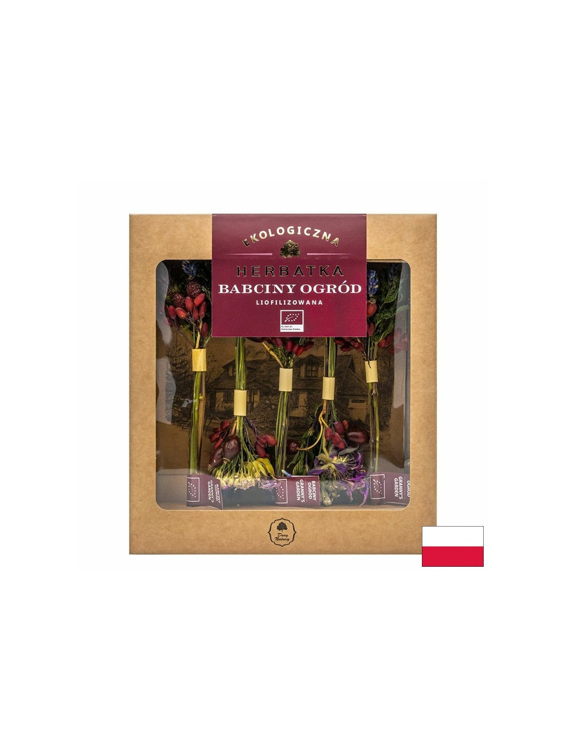 Ceai liofilizat Babina Garden Bio, 22,5 g Dary Natury
