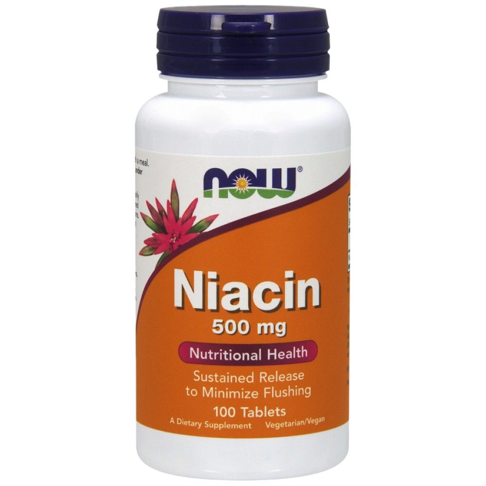 Niacină 500 mg - 100 de comprimate