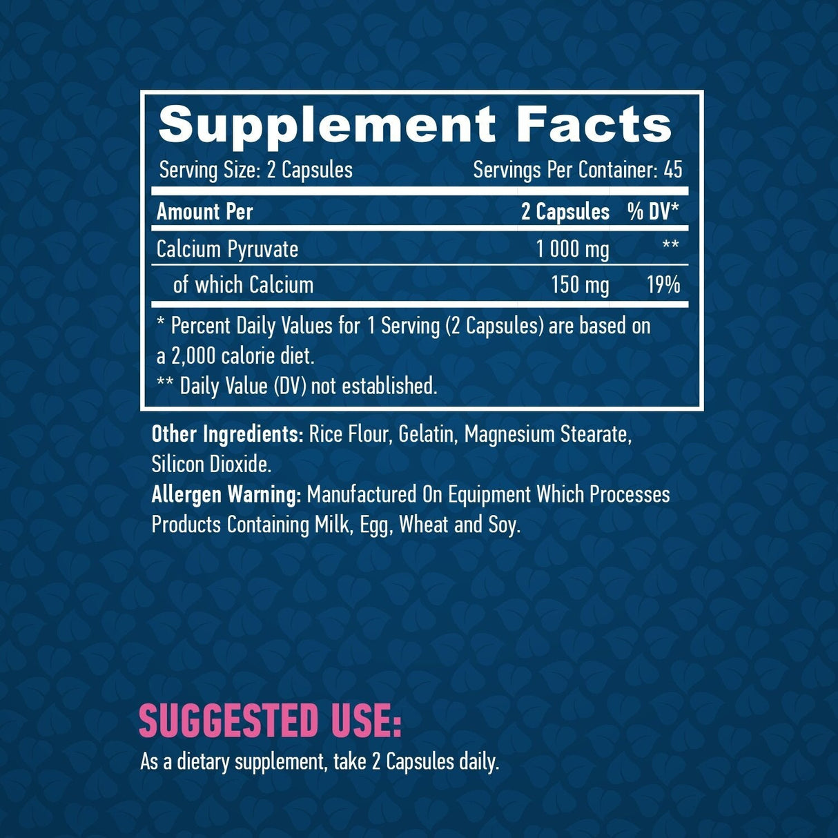 Pyruvate 500mg. / 90 Caps. - Feel You