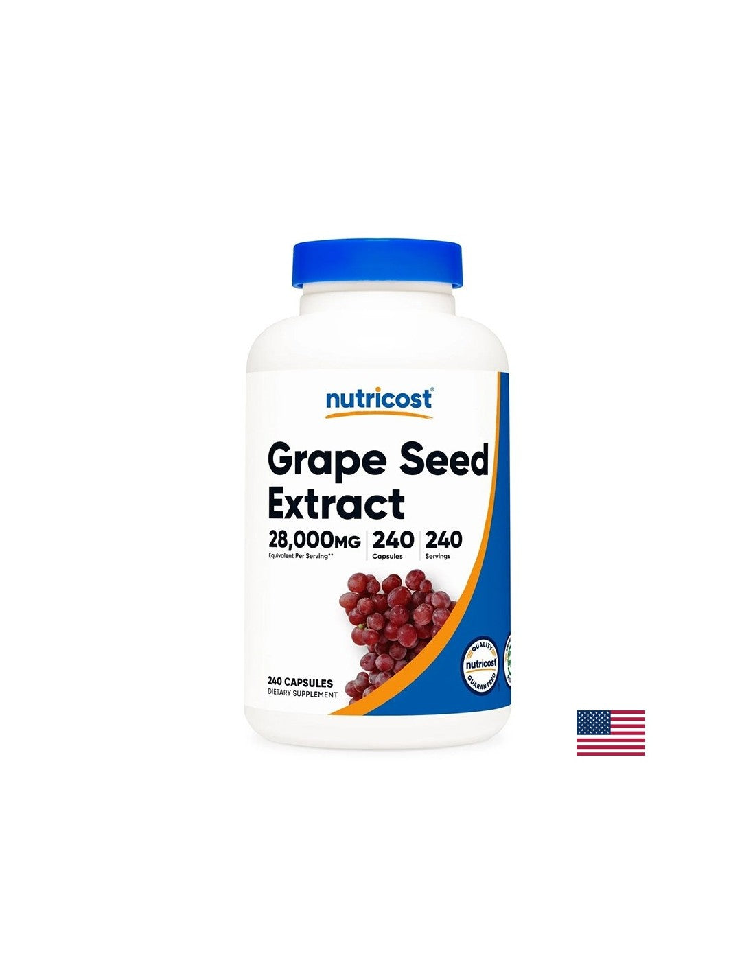 Protectie antioxidanta - Seminte de struguri (extract), 240 capsule