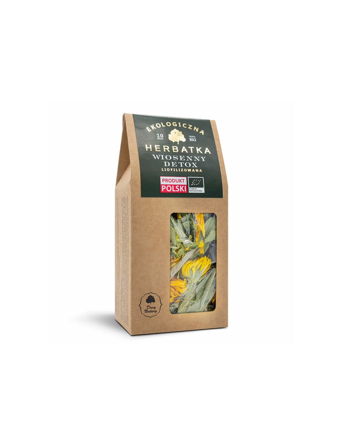 Ceai din plante liofilizate Spring Detox Bio, 25 g Dary Natury