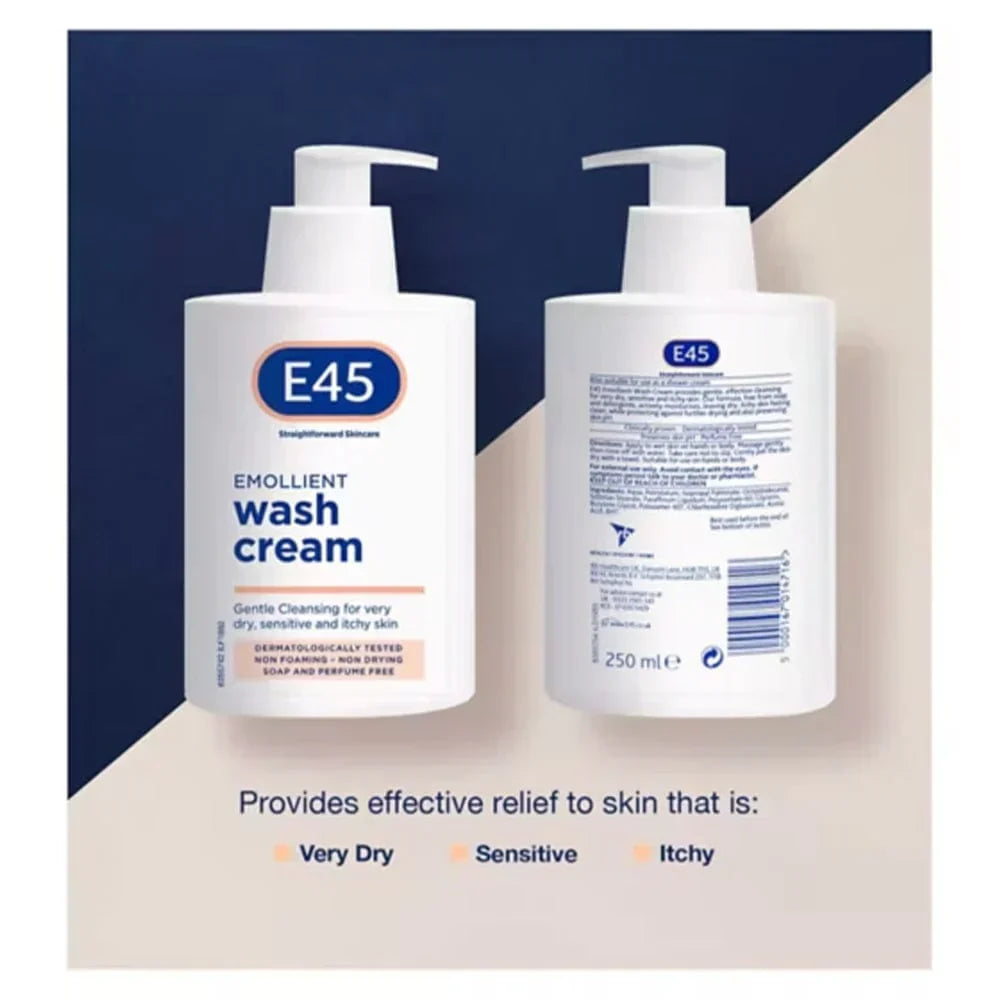 Emollient cleansing cream for dry, sensitive and itchy skin – 250 ml