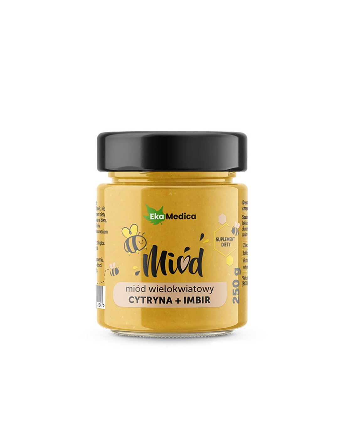 Miere multicolora cu lamaie, ghimbir si vitamina C naturala, 250 g EkaMedica