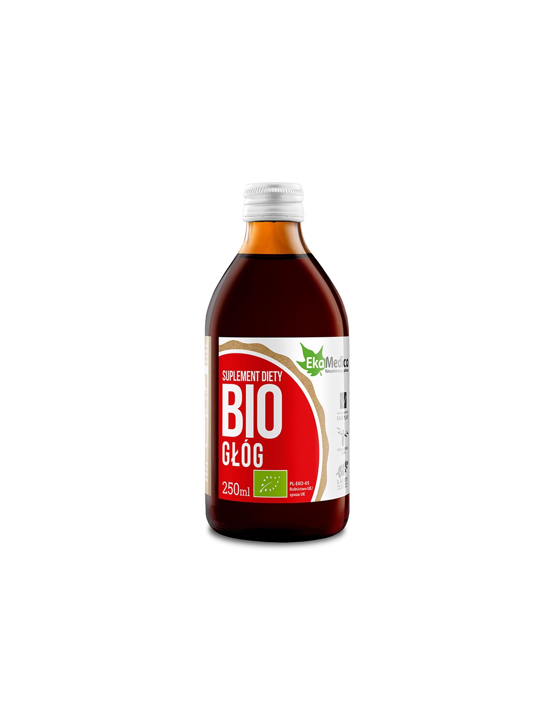 Inima si sistemul nervos - Paducel BIO, sirop 250 ml EkaMedica