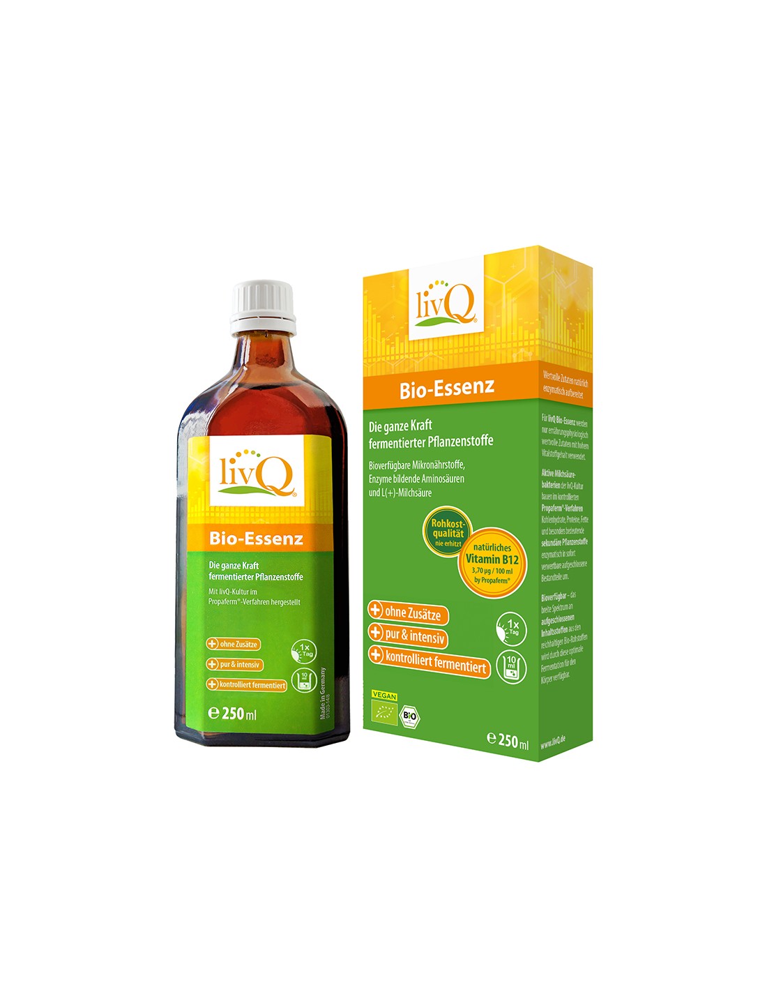 Sirop cu extracte de plante fermentate Bio, 250 ml LivQ