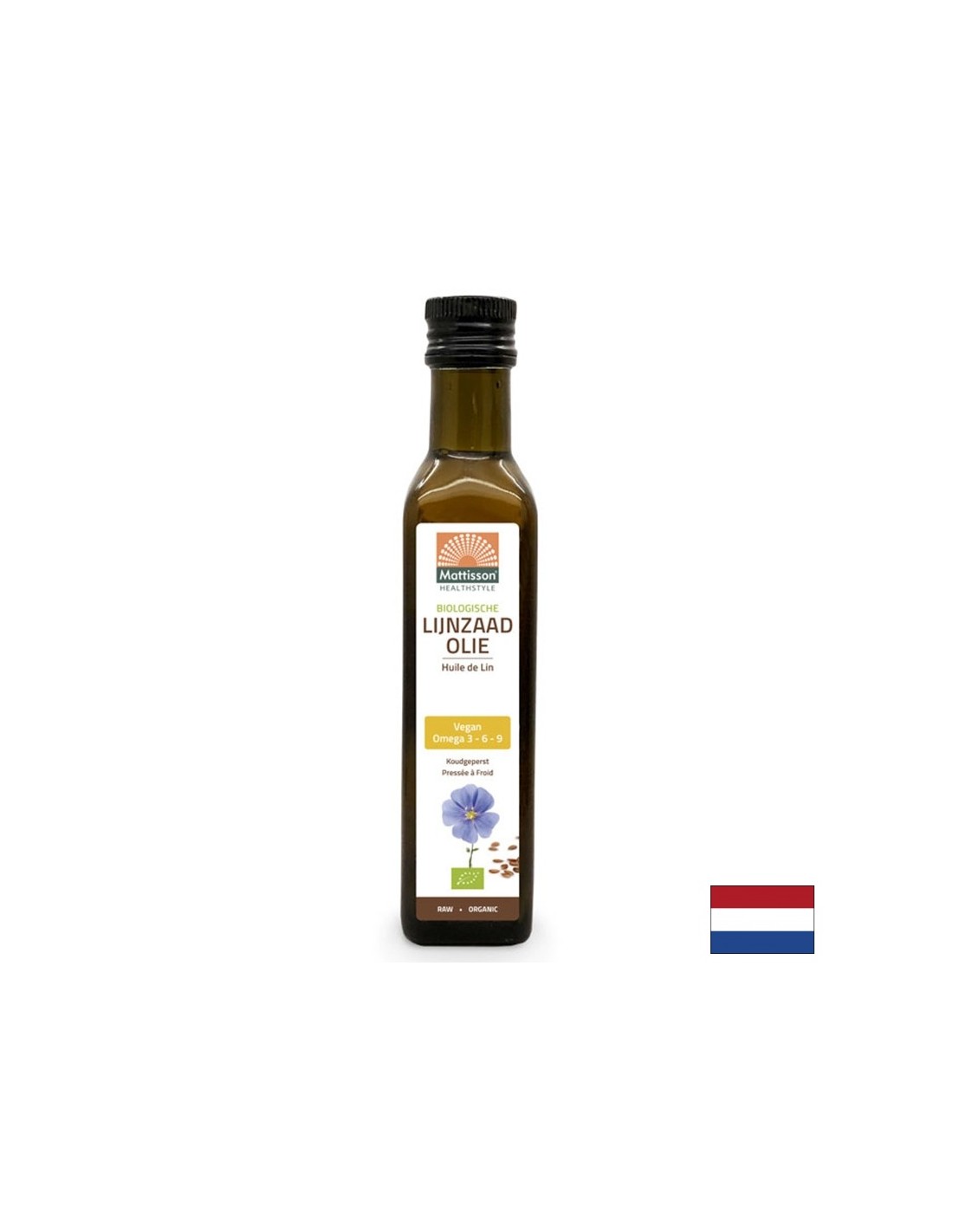 Ulei de in (presat la rece, organic), 250 ml