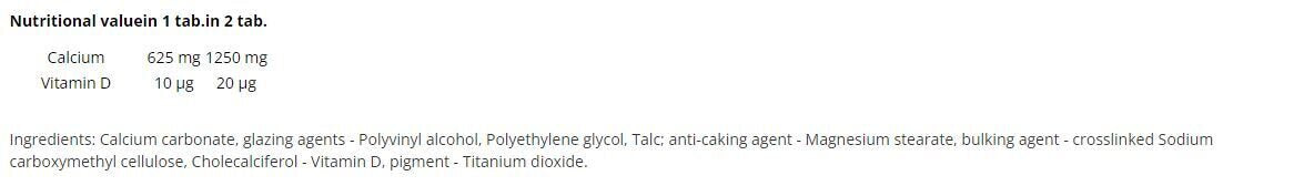 Калций и Витамин Д3 / Calcium D3 Forte 60 Tabs OLIMP - Feel You