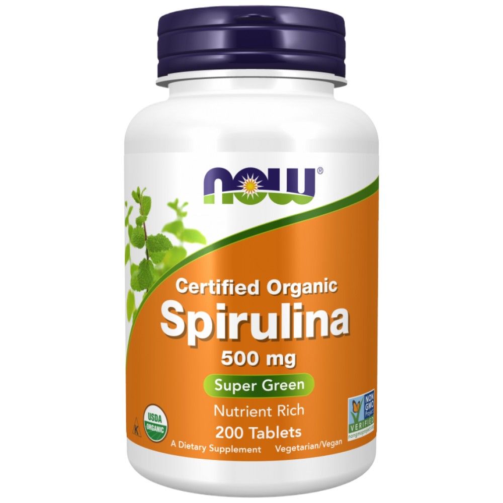 Spirulina 500 mg - 200 tablete