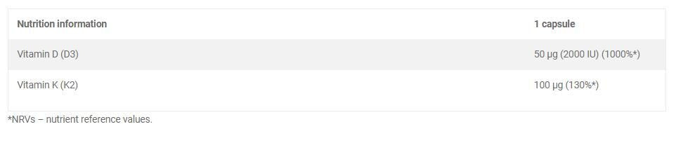 OLIMP Gold-Vit D3 + K2 Sport Edition 60 Caps - Feel You