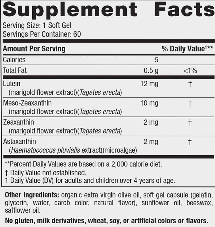 Blue Light Eye Defense - 60 de capsule de gel