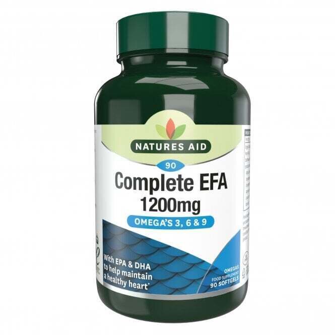 Omega 3-6-9 (EFA complet Omega 3, 6 + 9) 1200 mg 90 capsule moi NaturesAid