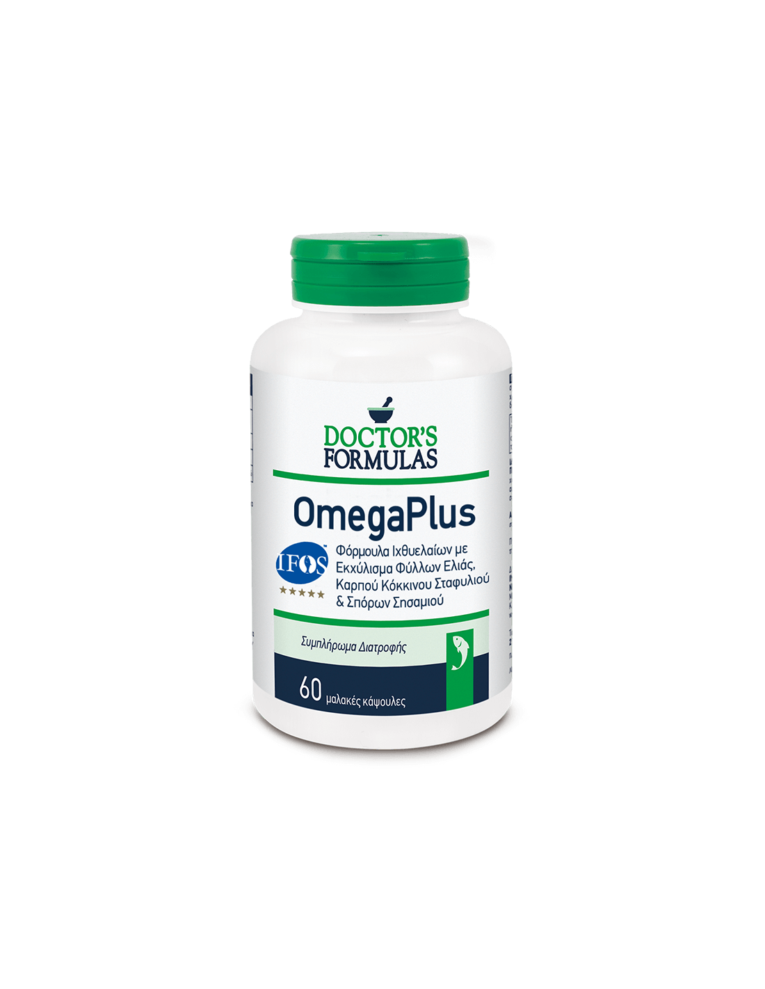 Omega Plus (Omega-3, măsline, sâmburi de struguri și susan), 60 capsule softgel Formule doctor