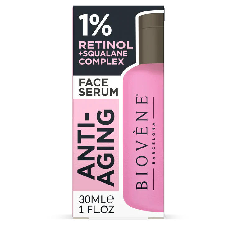 Ser cu retinol cu squalan pentru netezirea ridurilor si liniilor fine 30 ml