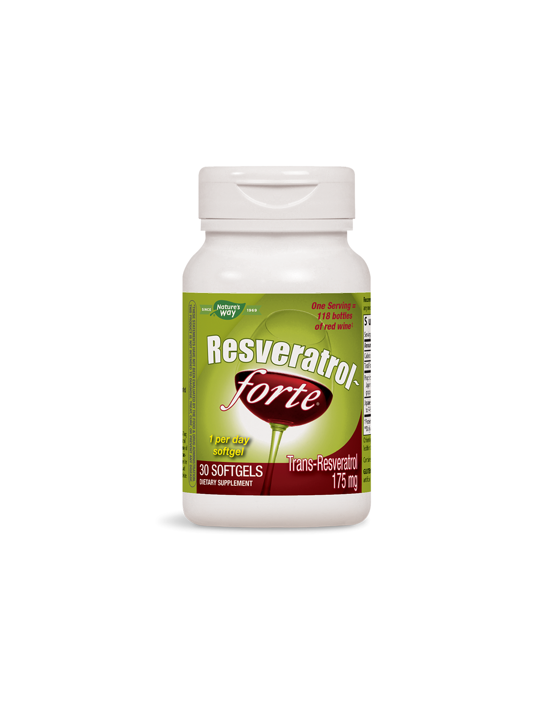 Resveratrol-Forte - Pentru inima si vasele de sange - Antioxidant, 30 capsule softgel