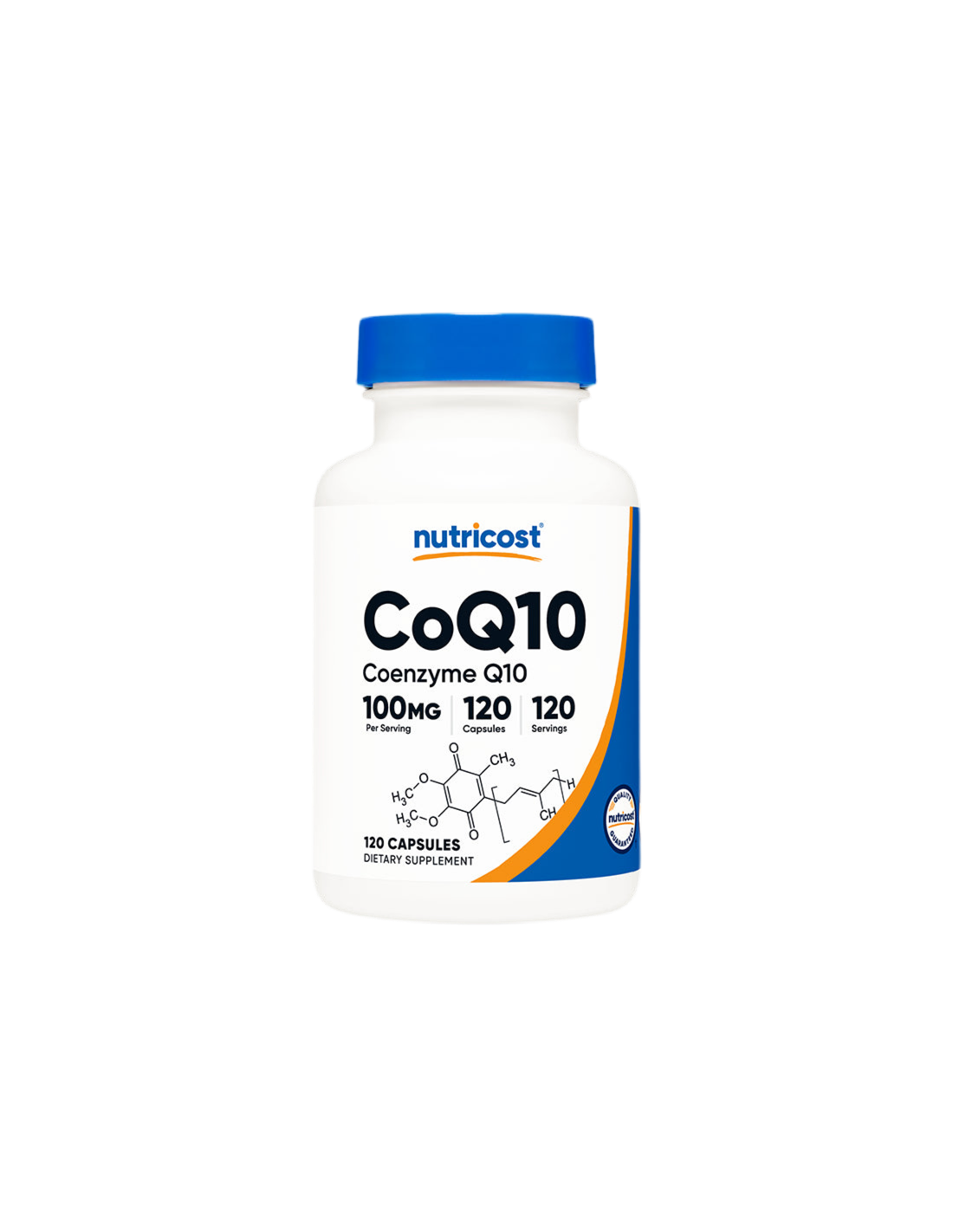 Energy and a healthy heart - Coenzyme Q10, 100 mg x 120 capsules Nutricost - Nutra Best Europe