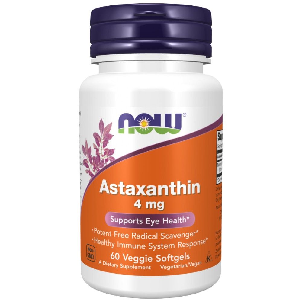 Astaxantina 4 mg - 90 capsule de gel