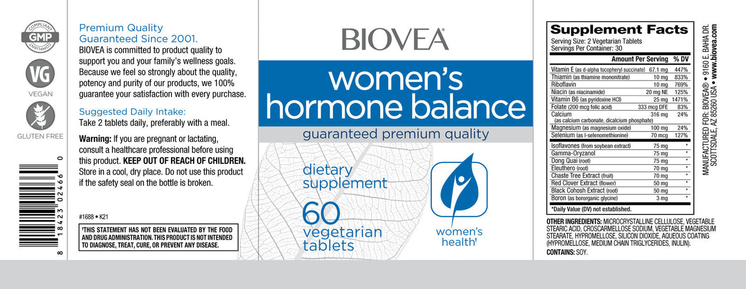 Women`s Hormone Balance / 60 Tabs - Feel You