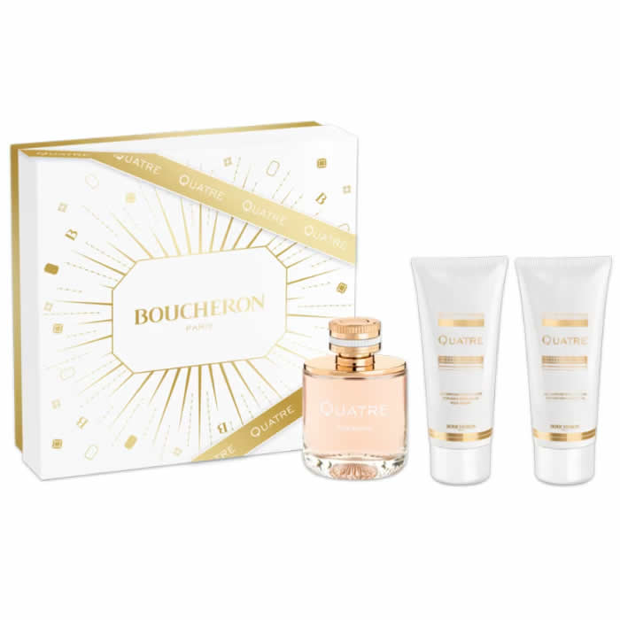 Boucheron Quatre Iconic pentru femei EDP 100 ml + BL 100 ml + SG 100 ml