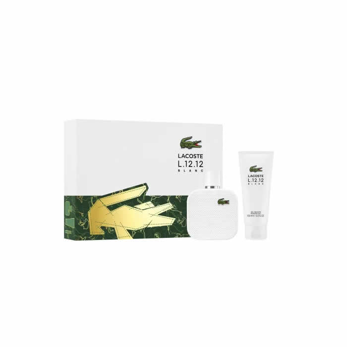 Lacoste L.12.12 Blanc Men Apa de Toaleta Spray 100ml Set 2 Piese