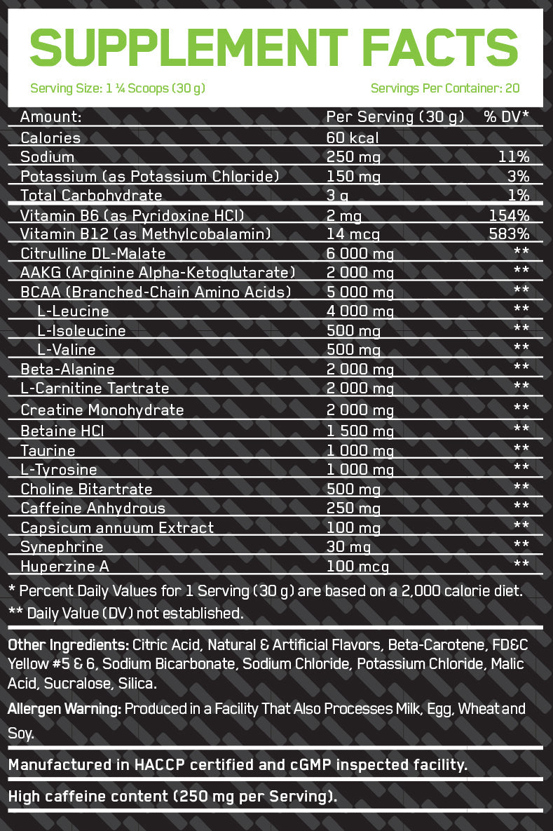 PRE Build - Pre-antrenament - 0,600 KG