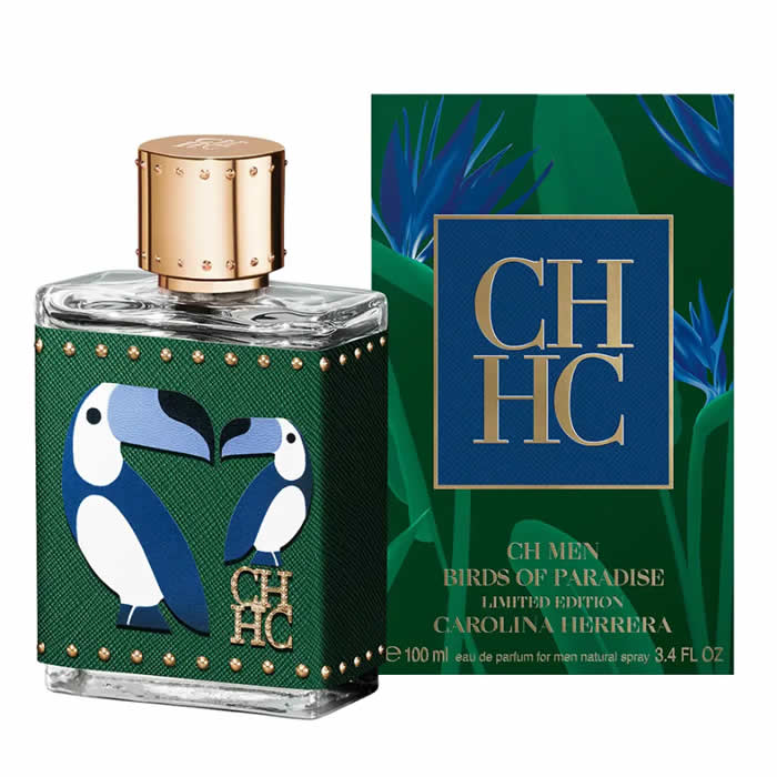 Carolina Herrera CH Men Birds Of Paradise Eau De Parfum Spray 100ml Ediție Limitată