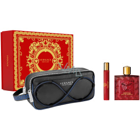Versace Eros Flame Eau De Parfum Spray 100ml Set 3 Bucuri