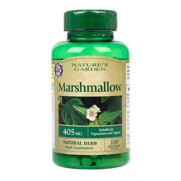 Marshmallow alb (Marshmallow) (radacina) 405 mg 100 capsule HOLLAND & BARRETT