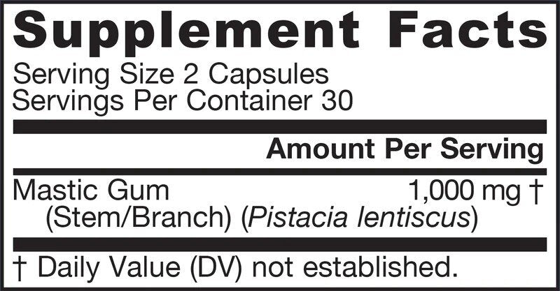 Gumă Mastic 500 mg - 60 capsule