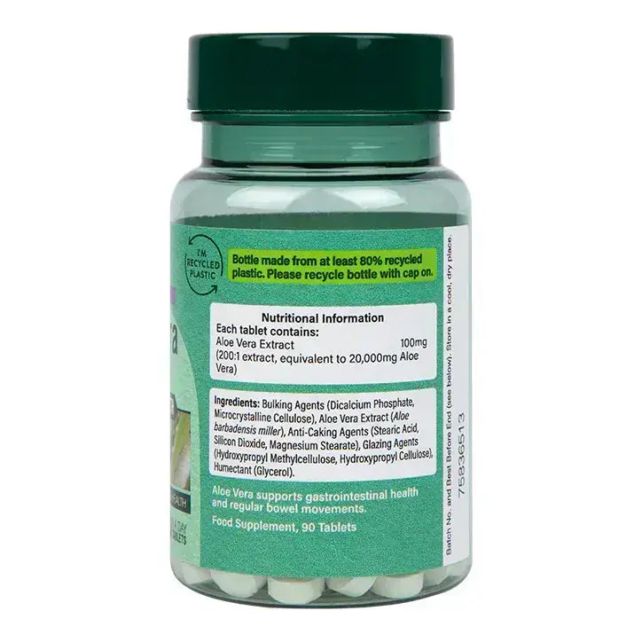 Aloe Vera Gel 20000 mg 90 tablets HOLLAND & BARRETT - Nutra Best Europe