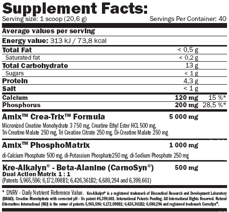 Crea-Trix™ 40 Serv. - 0,824 kg