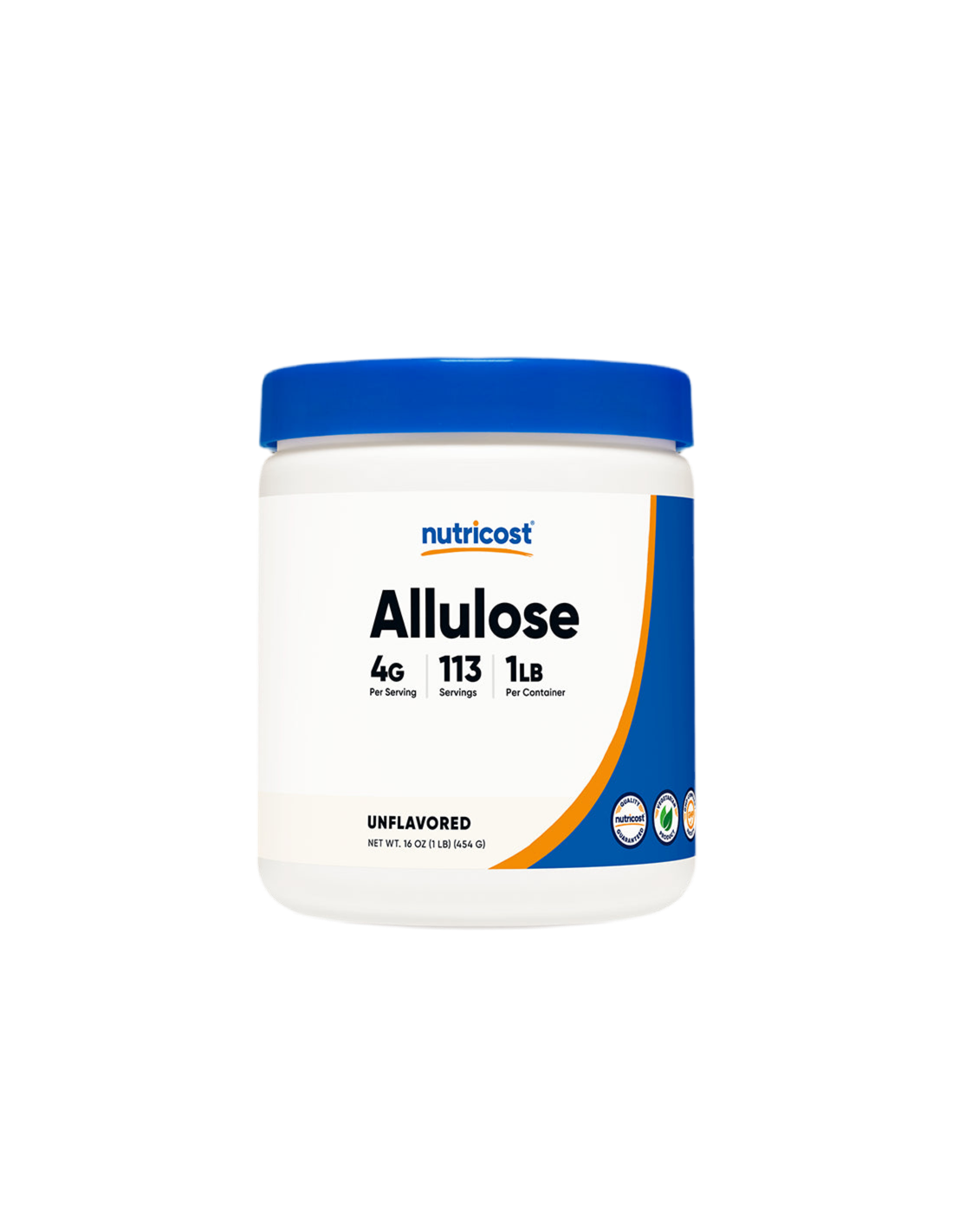 Aluloză (îndulcitor keto), 454 g (pulbere) Nutricost