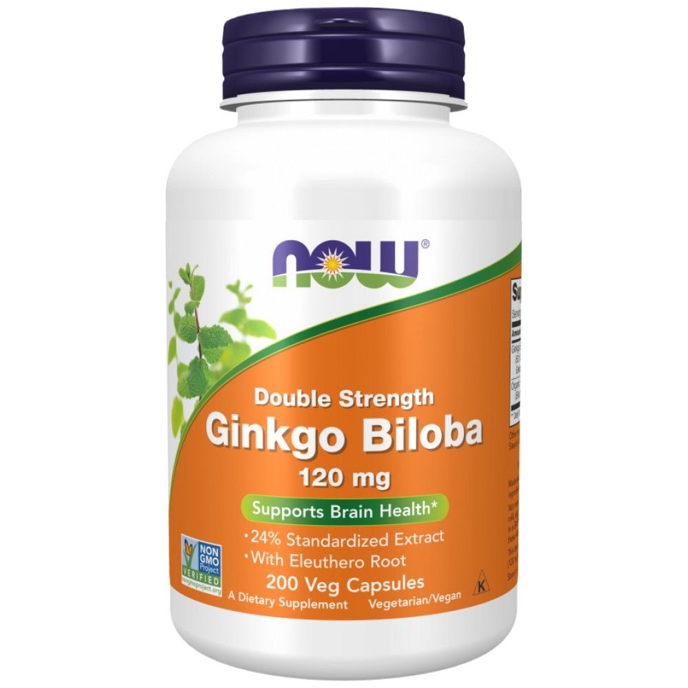 Ginkgo Biloba 120 mg / Dubla putere - 200 capsule