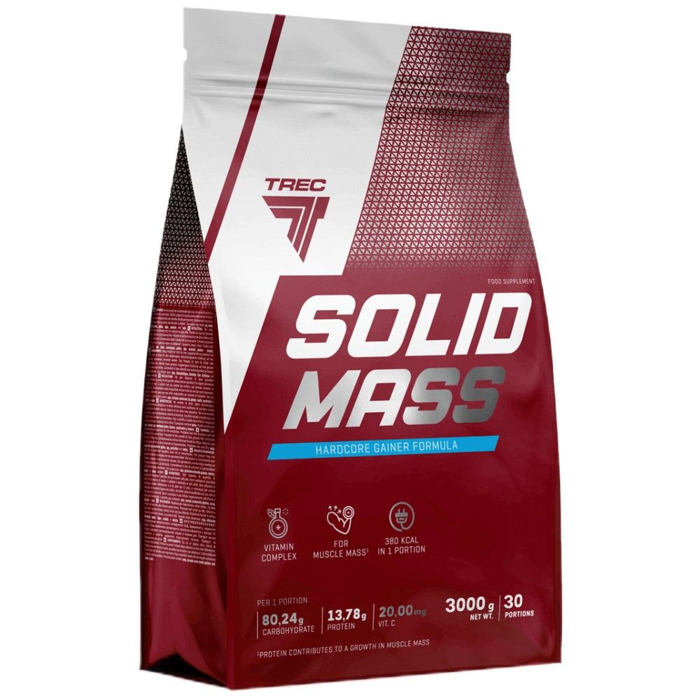 Solid Mass | Hardcore Gainer Formula - 3000 grams - Nutra Best Europe