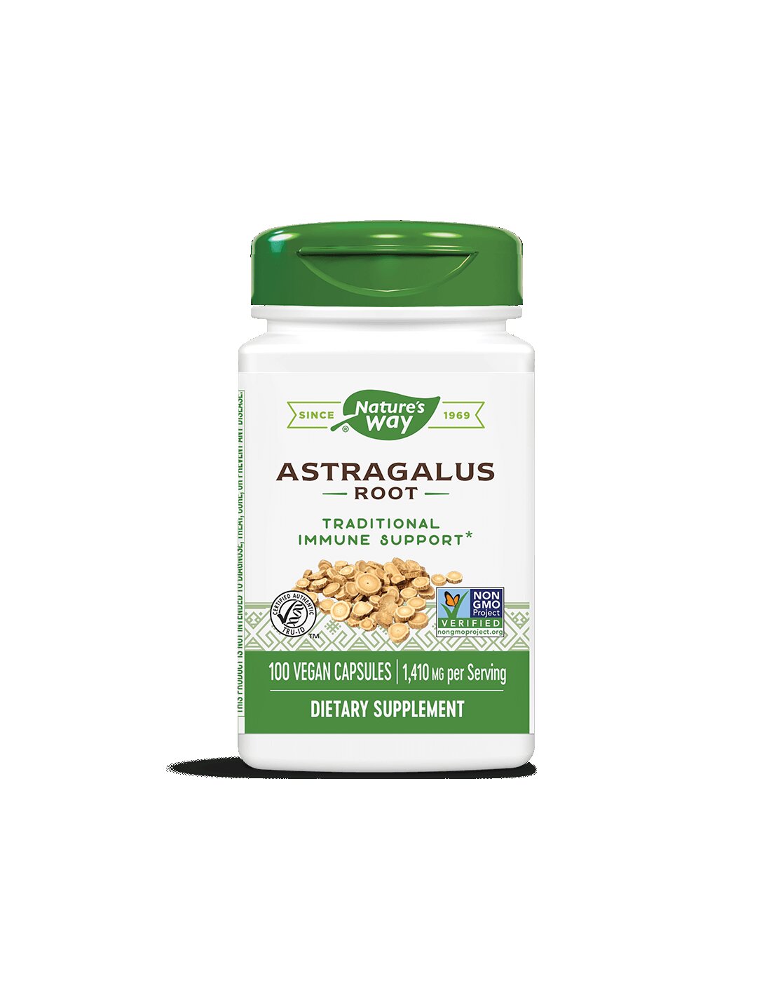 Imunitate puternică și energie - Astragalus, 470 mg, 100 capsule Nature's Way