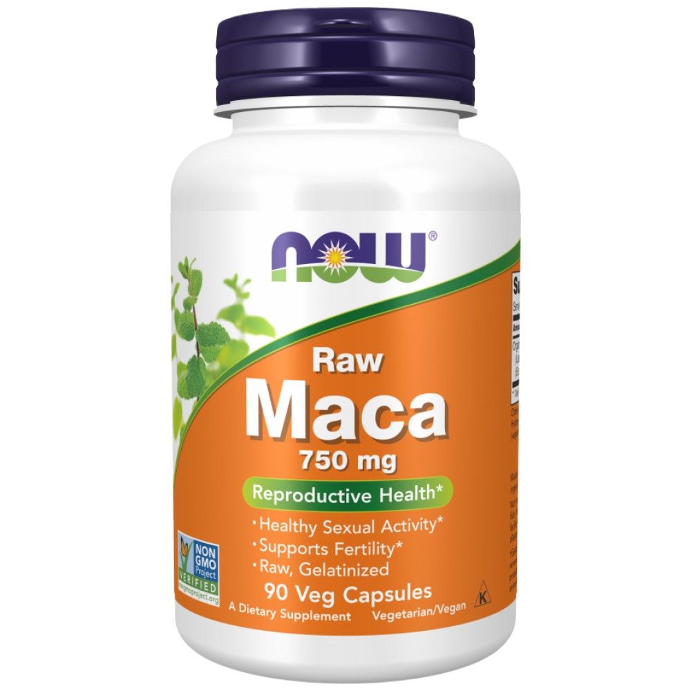 Maca brută 6: 1 concentrat 750 mg - 90 capsule