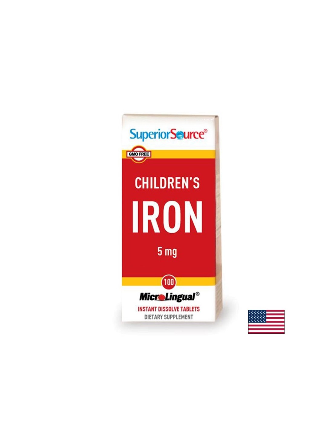 Fier pentru Copii, 5 mg x 100 comprimate sublinguale Sursa Superior